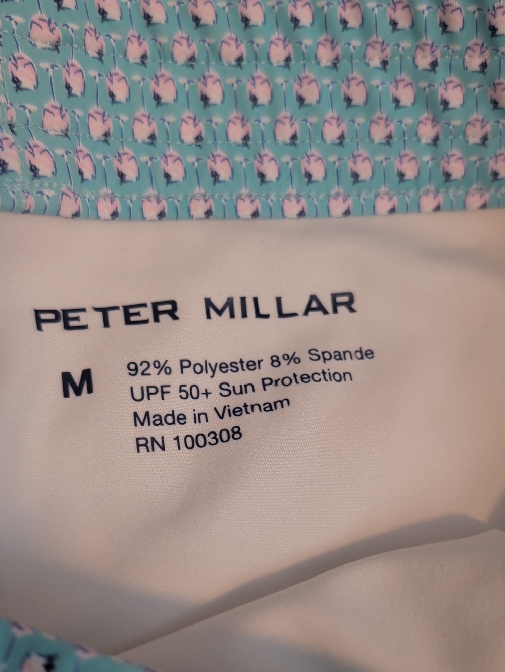 Peter Millar UPF 50+ Sally Mini Skort with White Trim & Pockets - Size Medium - Picture 8 of 10